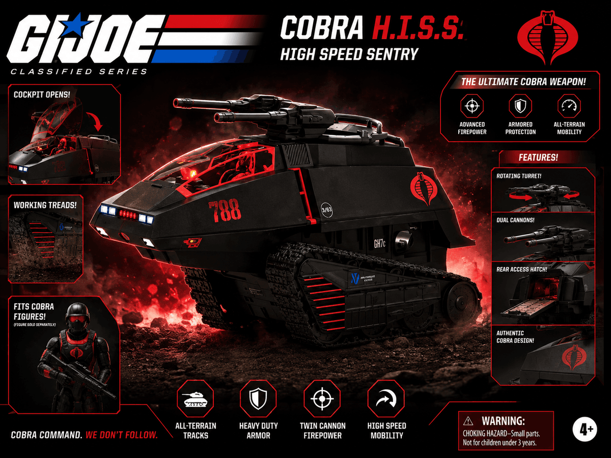GI Joe Classified HasLab Hiss