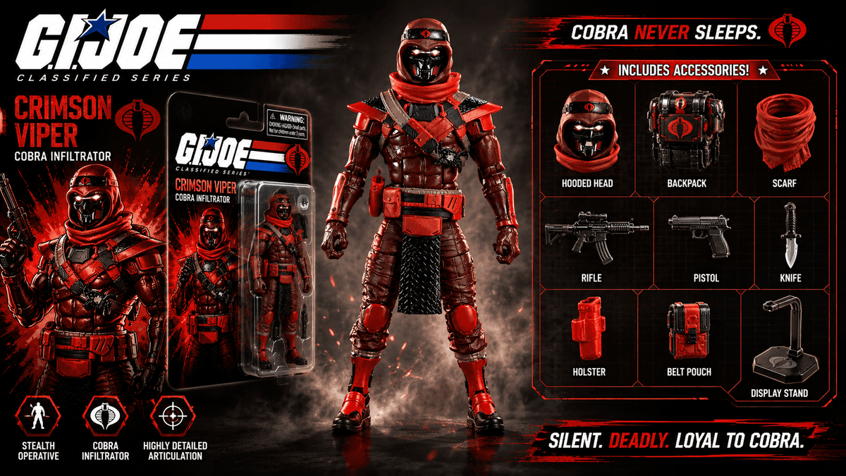 GI Joe Classified Red Ninja